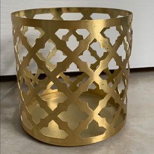Gold Candle Holder